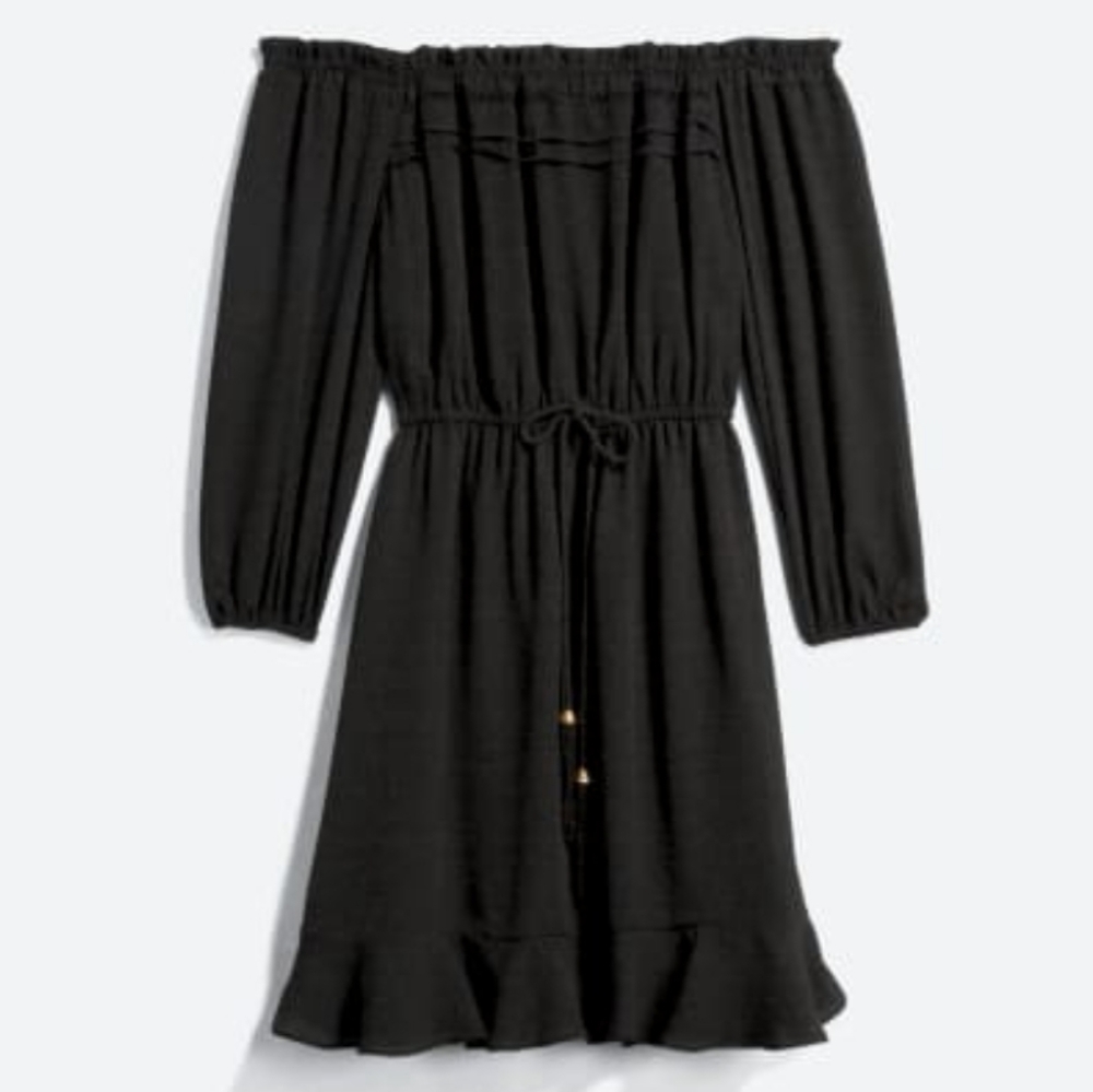 Ivy & Grey Off Shoulder Little Black Dress